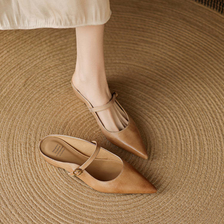 Neok | Mules in Pelle Genuina