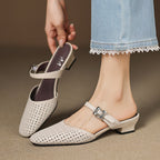 Ovia | Mules in Pelle Genuina