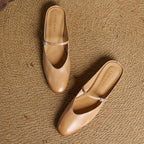 Mules in pelle genuina Merisa