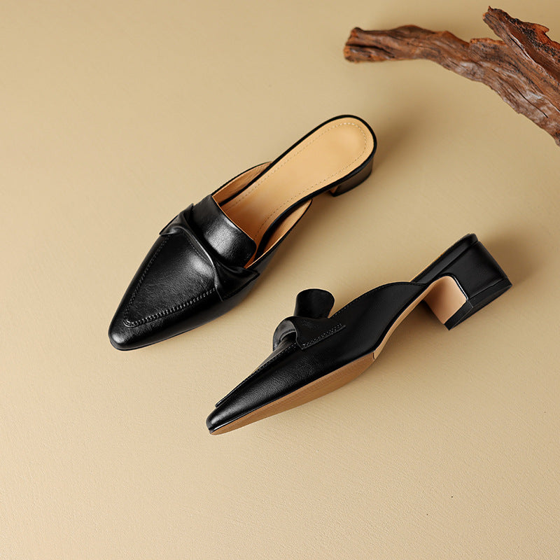 Erlen | Mules in Pelle Genuina