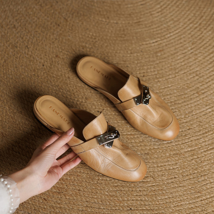 Carla | Mules in Pelle Genuina