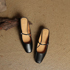 Mules in pelle genuina Esmer
