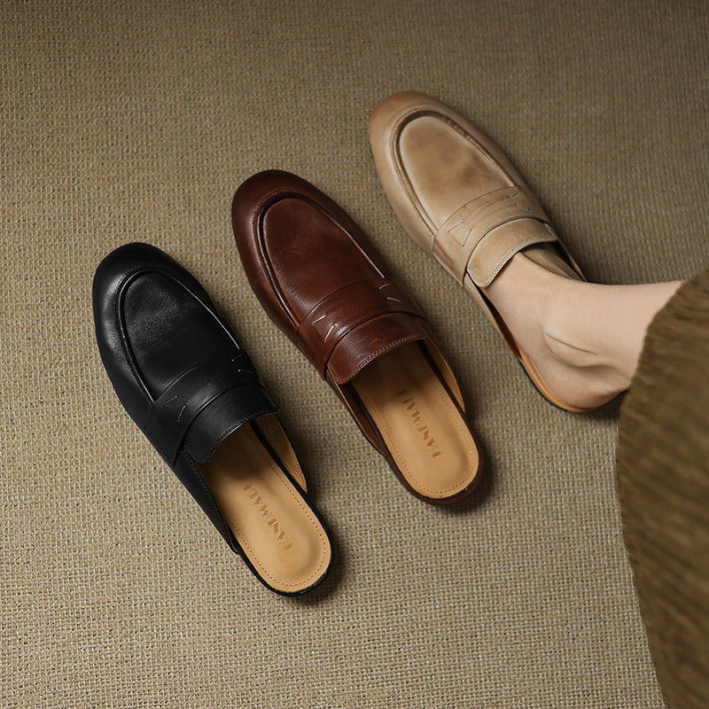 Serin | Mules in Pelle Genuina
