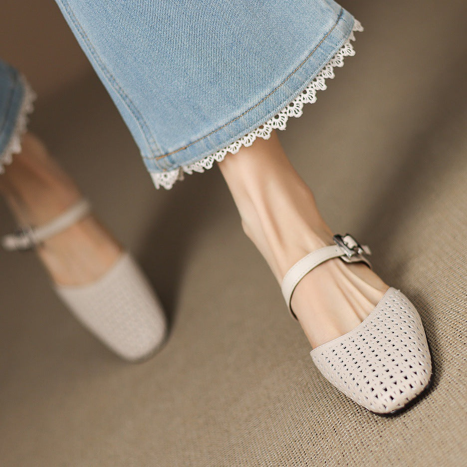Ovia | Mules in Pelle Genuina