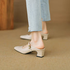 Vian | Mules in Pelle Genuina