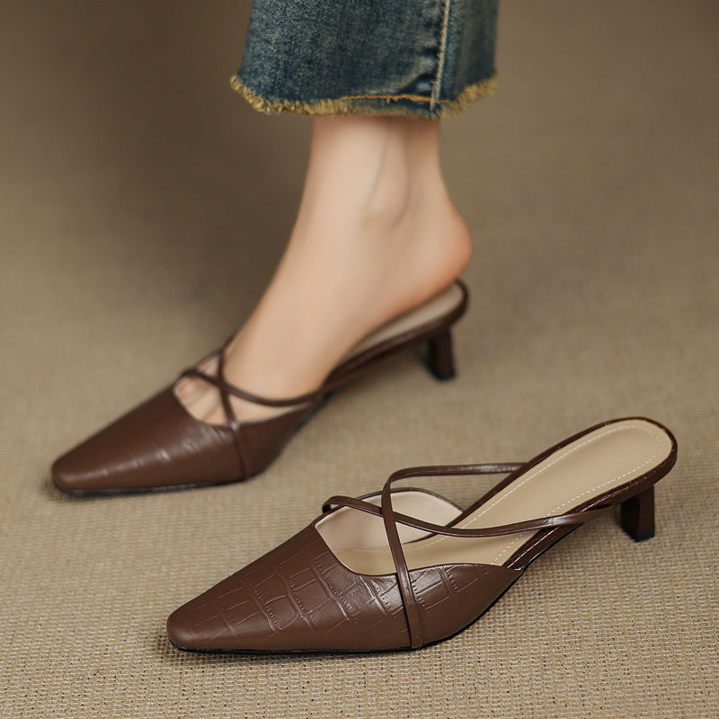 Mire | Mules in Pelle Genuina