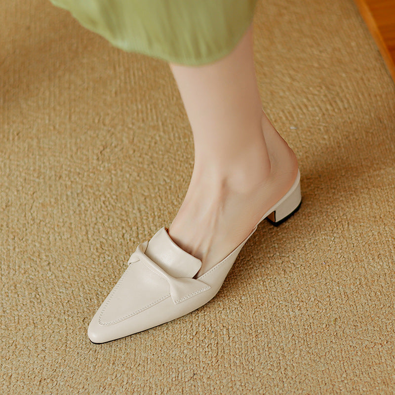 Erlen | Mules in Pelle Genuina