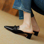 Erlen | Mules in Pelle Genuina