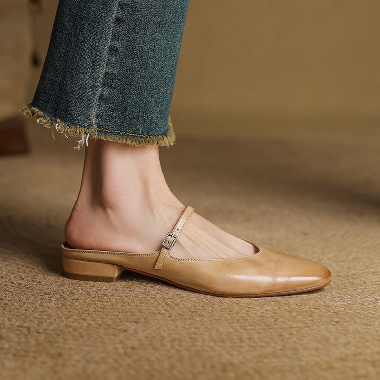 Marvyn | Mules in Pelle Genuina