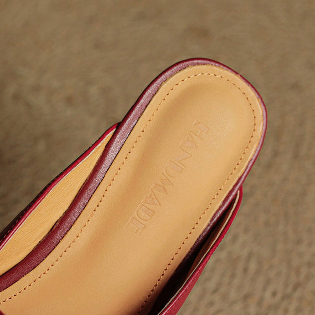 Miral | Mules in Pelle Genuina