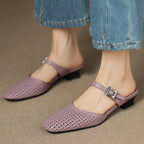 Ovia | Mules in Pelle Genuina
