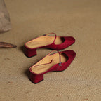 Mules in pelle genuina Esmer