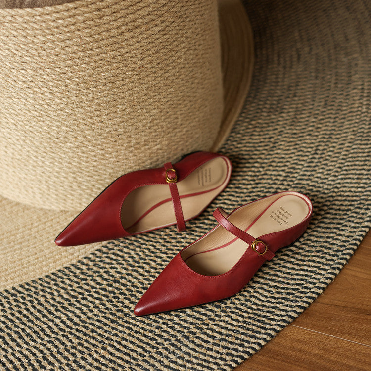Neok | Mules in Pelle Genuina
