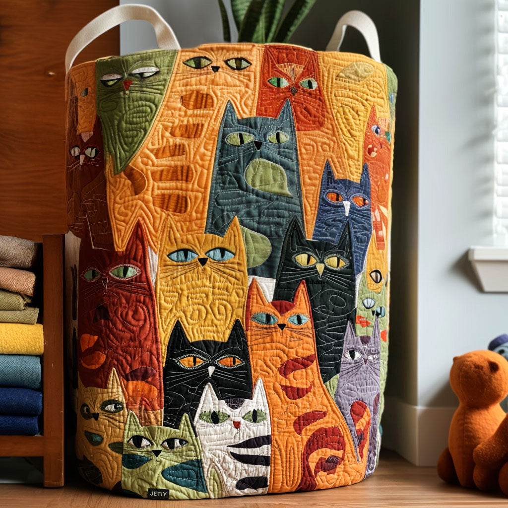 Cesto portabiancheria Purrfect Posse