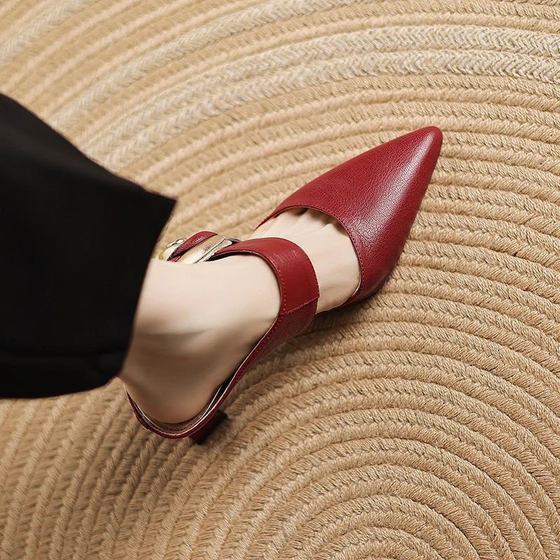 Garnet | Tacchi in Pelle Genuina