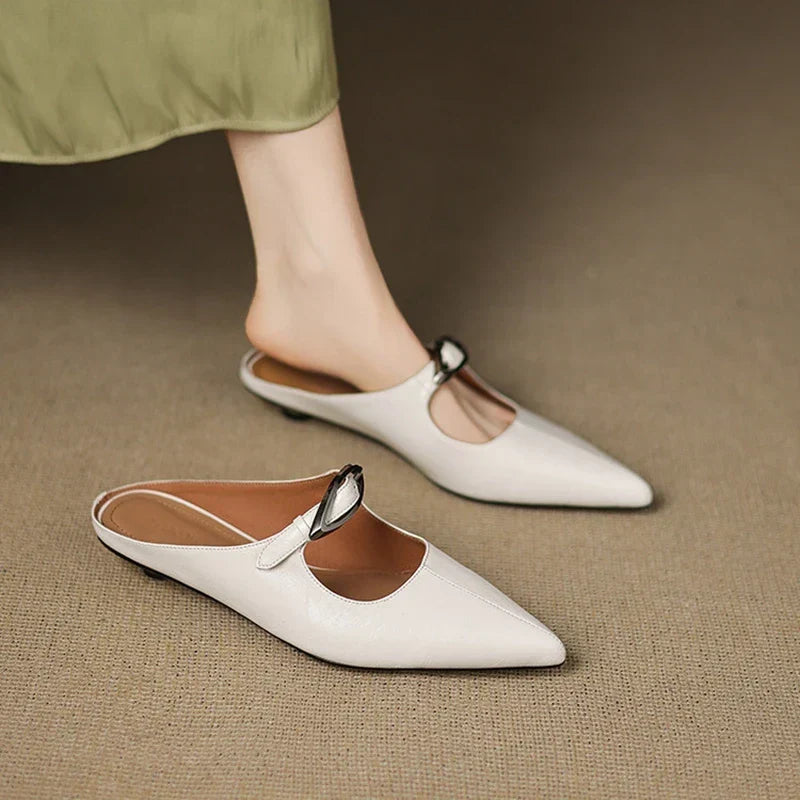 Alour | Mules in Pelle Genuina
