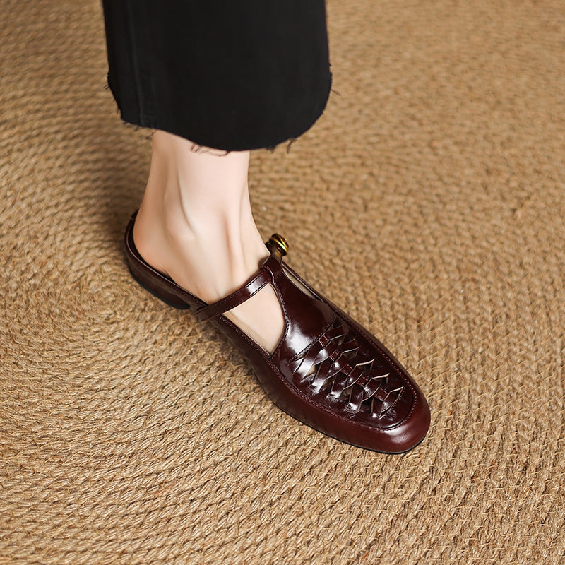 Elya | Mules in Pelle Genuina