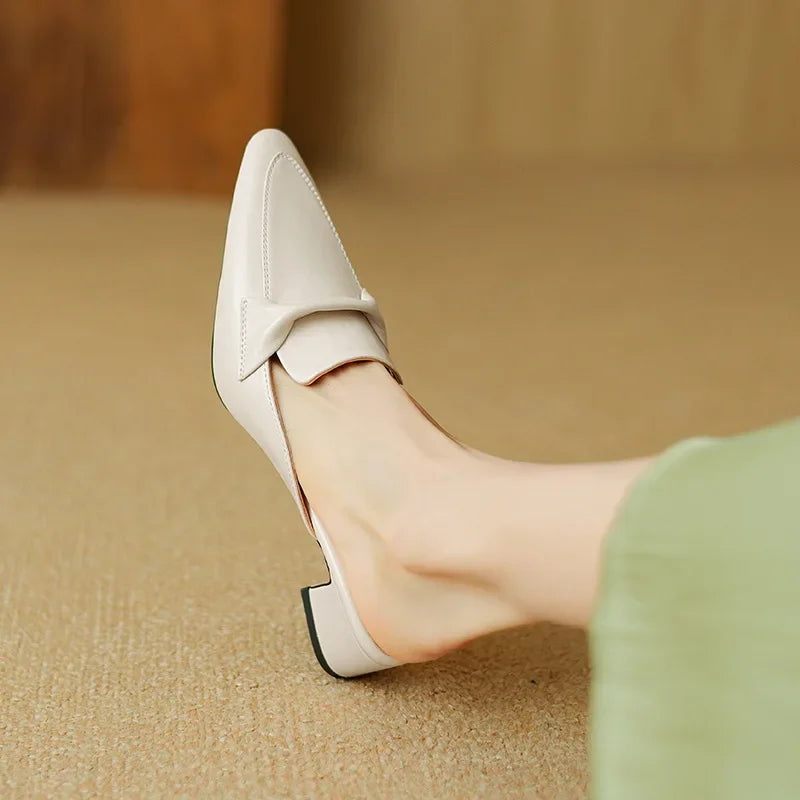 Alaya | Mules in Pelle Genuina