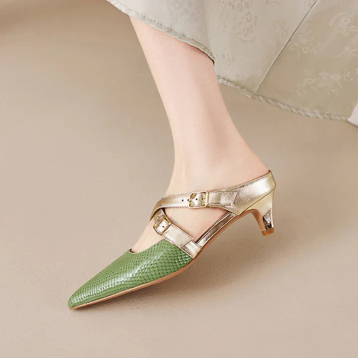 Zelle | Mules in Pelle Genuina