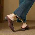 Agnit | Mules in Pelle Genuina