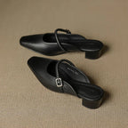 Kera | Mules Mary Jane in Pelle Genuina