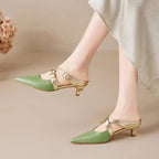 Zelle | Mules in Pelle Genuina