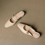 Kera | Mules Mary Jane in Pelle Genuina