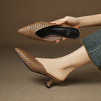 Olivia | Mules in Pelle Genuina