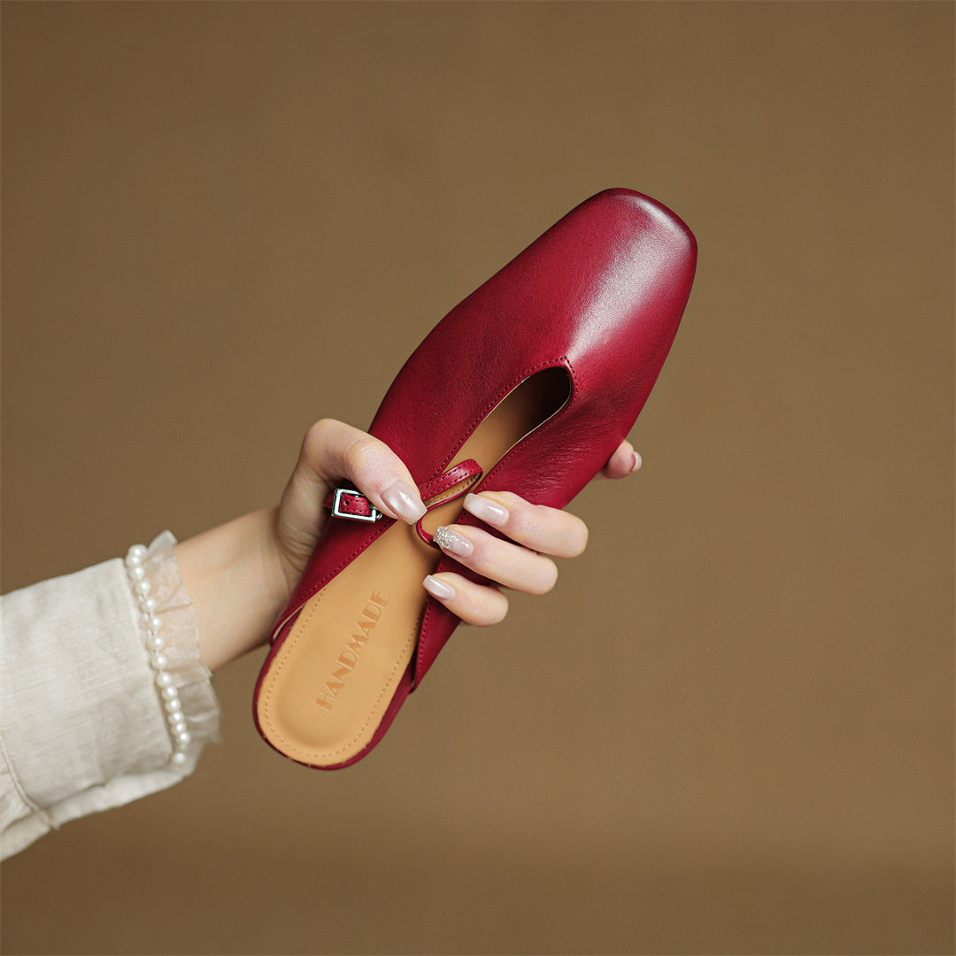 Miral | Mules in Pelle Genuina