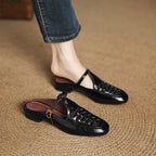 Elya | Mules in Pelle Genuina