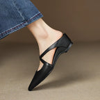 Aluna | Mules in pelle genuina