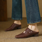 Agnit | Mules in Pelle Genuina