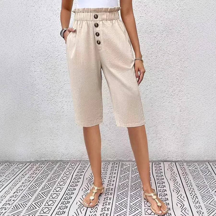 Éloane | Bermuda in Lino-Cotone
