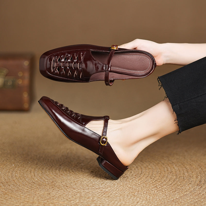 Elya | Mules in Pelle Genuina