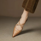 Aluna | Mules in pelle genuina