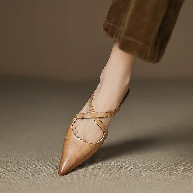 Aluna | Mules in pelle genuina