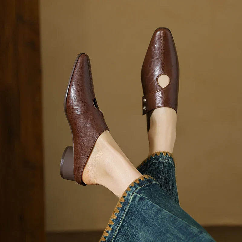 Agnit | Mules in Pelle Genuina