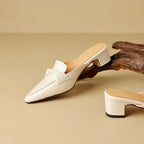 Alaya | Mules in Pelle Genuina