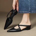 Aluna | Mules in pelle genuina