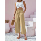 Soléa | pantaloni estivi in lino-cotone