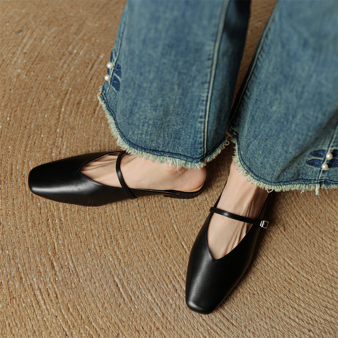 Miral | Mules in Pelle Genuina