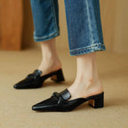 Alaya | Mules in Pelle Genuina