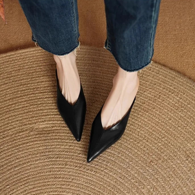 Mules in pelle Eneva