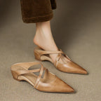 Aluna | Mules in pelle genuina