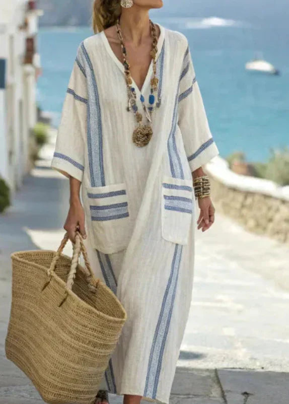 Elisa | Abito Maxi Costiera Mediterranea