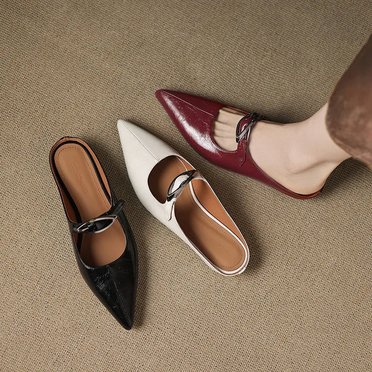 Alour | Mules in Pelle Genuina