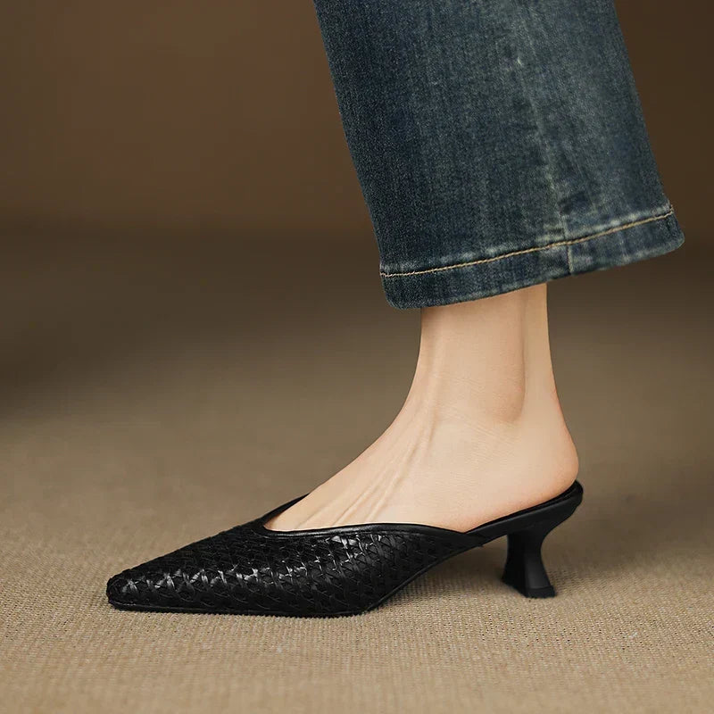 Olivia | Mules in Pelle Genuina