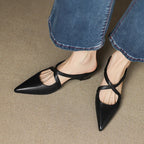 Aluna | Mules in pelle genuina