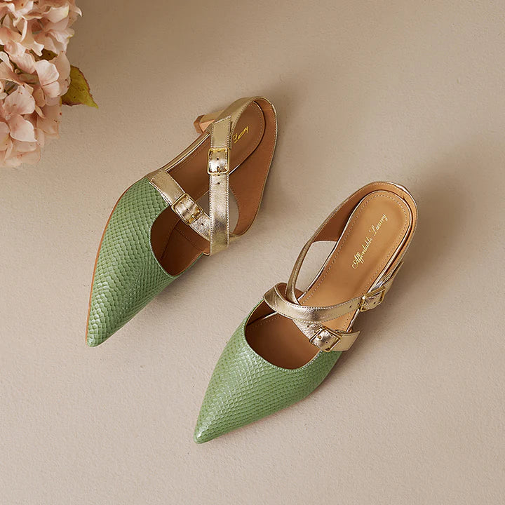 Zelle | Mules in Pelle Genuina