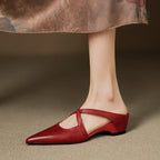 Aluna | Mules in pelle genuina
